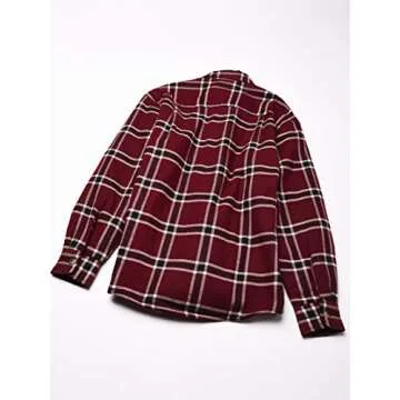 Wrangler Authentics Men's Long Sleeve Sherpa Lined Shirt Jacket, Tawny Port, X-Large