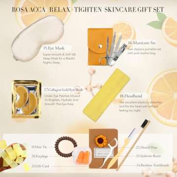 Skin Care Set for Women - Rosa Acca Home Spa Kit