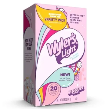 Wyler's Light Singles Powder Packets, Fun Flavors, 20 Count