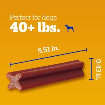 Pedigree Dentastix for Large Dogs - Bacon Flavor Treats