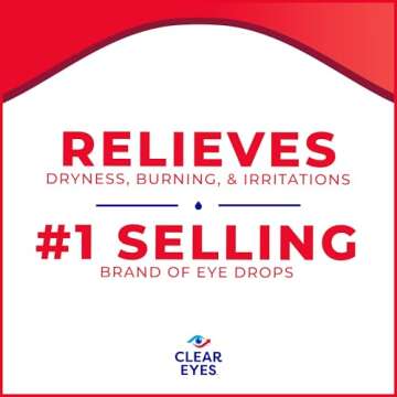 Clear Eyes Redness Relief Lubricant Redness Relief Eye Drops, 0.5 oz