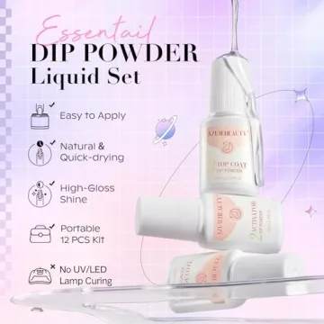 AZUREBEAUTY Dip Powder Nail Kit for Vibrant DIY Nails