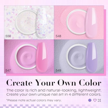 AZUREBEAUTY Dip Powder Nail Kit for Vibrant DIY Nails