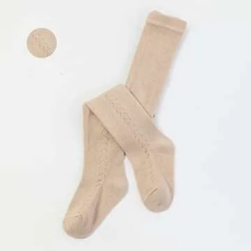 Ashmyova Baby Girl Tights Knit Bowknot Mesh Lace Stockings Toddler Pantyhose Infant Leggings (4-Pair Mesh, 2-4 Years)