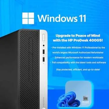 HP 400G5 ProDesk Desktop PC | Compact & Powerful Work Setup