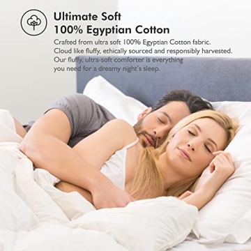 Luxurious Goose Down King Comforter for Year-Round Warmth