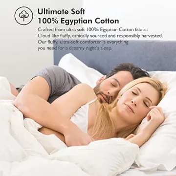 Luxurious Goose Down King Comforter for Year-Round Warmth