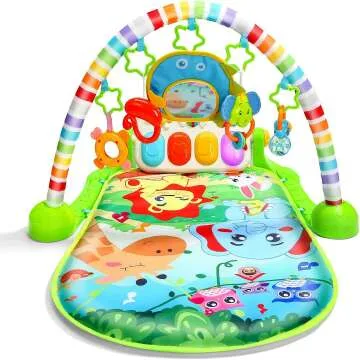 CUTE STONE Baby Gym Play Mat for Infants & Toddlers