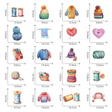 100pcs Vintage Waterproof Sewing Machine Stickers - Aesthetic Fun