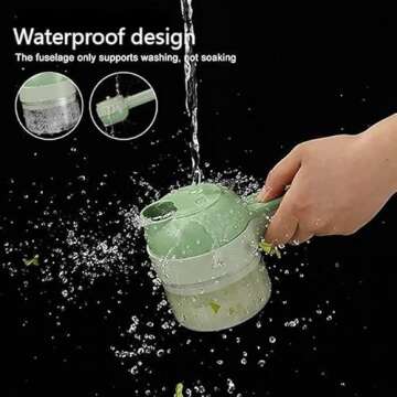 4-in-1 Electric Vegetable Chopper - Wireless & Rechargeable