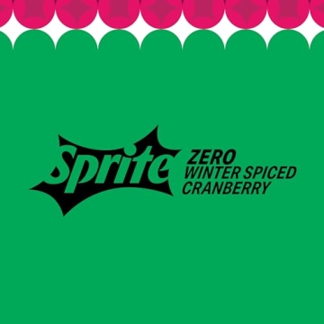 Sprite Winter Spiced Cranberry Zero Sugar Soda Pop, 12 Pack
