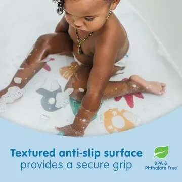 Dr. Brown's CleanUp Sit & Splash Non-Slip Bath Stickers, Dinosaur Theme, Bathtub Safety Anti-Slip Adhesive Decals for Kids, 6m+, BPA Free