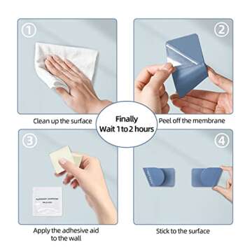 CIWEI Adjustable Wall Mount Pot Lid Organizers for Kitchen