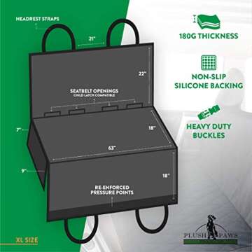 Premium Waterproof Dog Seat Cover for All Vehicles