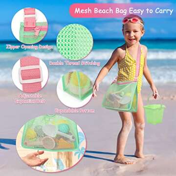 Tagitary Beach Sand Toys for Kids - 23PCS Fun Set