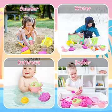 Tagitary Beach Sand Toys for Kids - 23PCS Fun Set