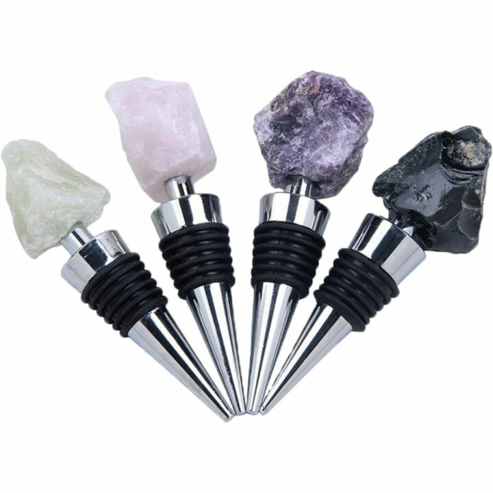 Crystal Wine Bottle Stoppers and Champagne Savers