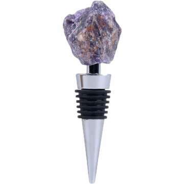 Crystal Wine Bottle Stoppers and Champagne Savers