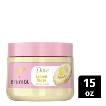 Dove Moisturizing Liquid Body Wash & Scrub | Lemon Glaze | 20oz Wash + 15oz Scrub