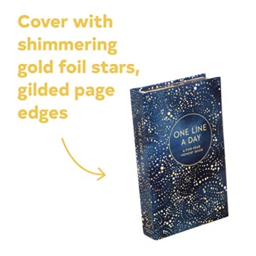 Celestial One Line a Day Journal for Daily Reflections