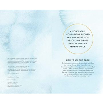 Celestial One Line a Day Journal for Daily Reflections