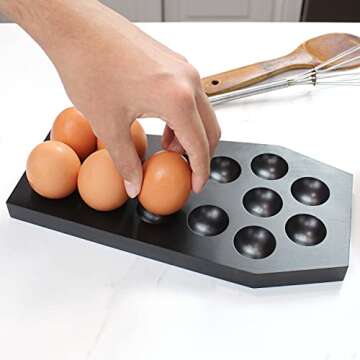 Coffin Egg Tray - Unique Gothic Kitchen Decor