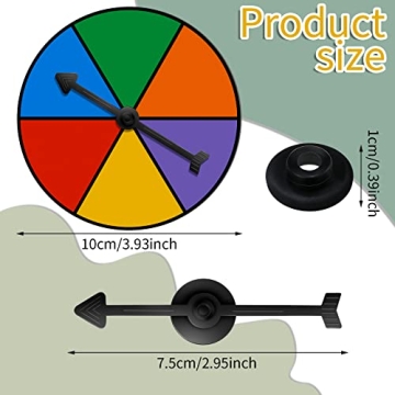 Chivao 10 Sets Colorful Game Spinners for Fun Activities