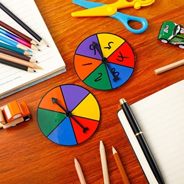 Chivao 10 Sets Colorful Game Spinners for Fun Activities