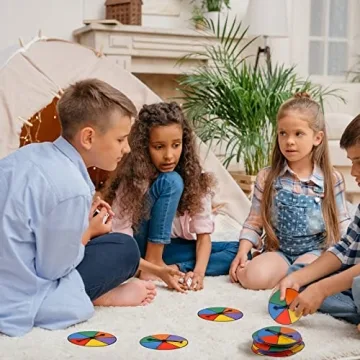 Chivao 10 Sets Colorful Game Spinners for Fun Activities