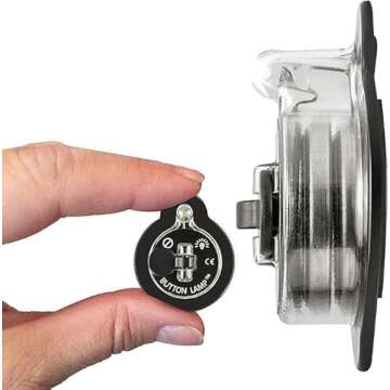 Panther Vision Button LAMP Adhesive LEDs Light Package - Lightweight, Ultra Small, Ultra Bright LED Utility Lights 6-Pack