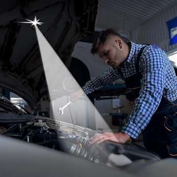 Panther Vision Button LAMP Adhesive LEDs Light Package - Lightweight, Ultra Small, Ultra Bright LED Utility Lights 6-Pack