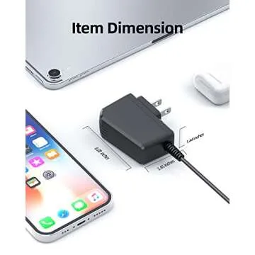 Superer 15v Charger Cord for Philips Norelco HQ8505 Series 7000 5000 3000 9000 MG5750 MG7750 Phillips Electric Shaver Razor Aquatec Arcitec Multigroom Beard Trimmer Charging (Only Fit for 15v)