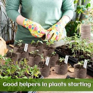 50 Pcs Peat Pellet- 50mm Seeds Plant Starting Compressed Nutrient Fertilizer Fiber Soil Block Plant Starting Plugs Peat Pellets Bulk for Plant Seedling Transplanting Growing Herb Flower Vegetables