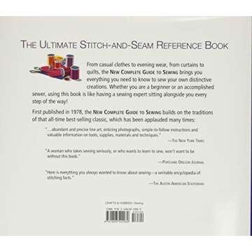 New Complete Guide to Sewing: Step-by-Step Techniques for Making Clothes and Home Accessories