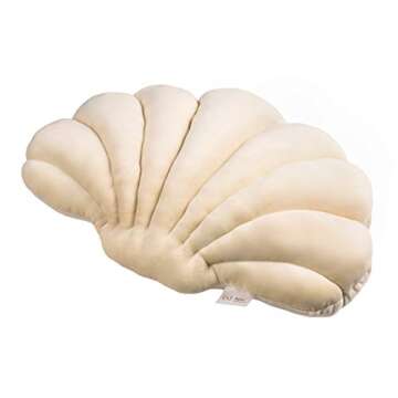Luxurious Shell Pillow for Nautical Home Decor Accent