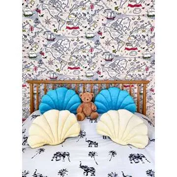 Luxurious Shell Pillow for Nautical Home Decor Accent