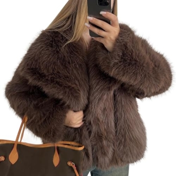 Elegant Flygo Faux Fur Coat for Winter Style