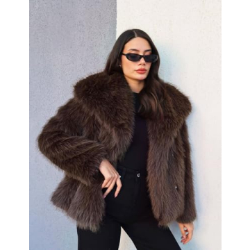 Chic Flygo Faux Fur Jacket for Stylish Winter Wear