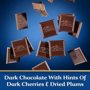 GHIRARDELLI Intense Dark Chocolate SQUARES, 86% Cacao, 4.12 oz Bag (Pack of 6)