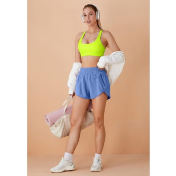 BMJL Women's Running Shorts with Pockets for Athletes