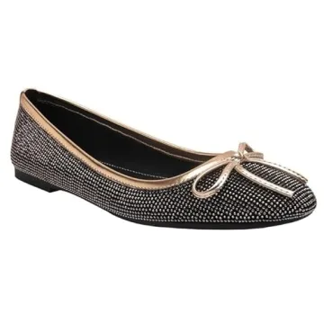 SHODENSE Women Rhinestone Ballet Flats for All Occasions