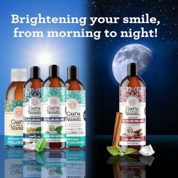 GuruNanda Whitening Pulling Oil - Natural Teeth Whitening