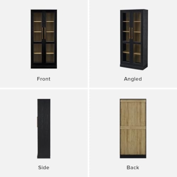 Mopio Blake Tall Display Cabinet - Stylish Storage Solution