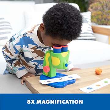 GeoSafari Jr. My First Kids Microscope Toy, Preschool Science, STEM Toy, Gift for Toddlers Ages 3+