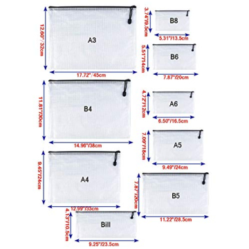 Oaimyy Mesh Zipper Pouches - Durable Storage Solution