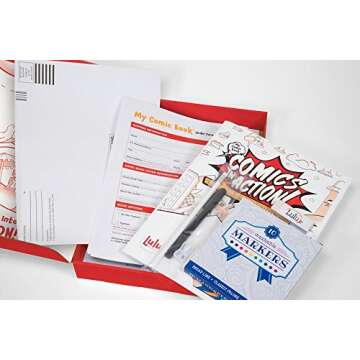 Lulu Jr. My Comic Book Making Kit, Multicolor, 6.75" x 10.25"