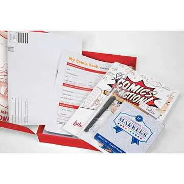 Lulu Jr. My Comic Book Making Kit, Multicolor, 6.75" x 10.25"