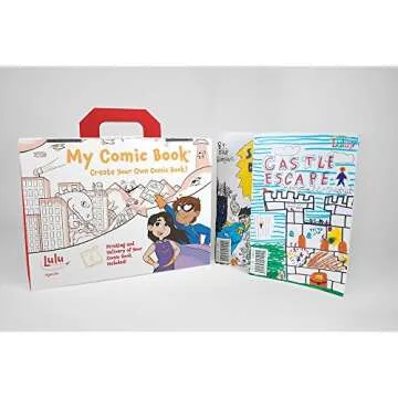 Lulu Jr. My Comic Book Making Kit, Multicolor, 6.75" x 10.25"