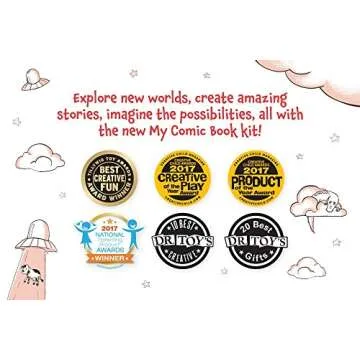 Lulu Jr. My Comic Book Making Kit, Multicolor, 6.75" x 10.25"