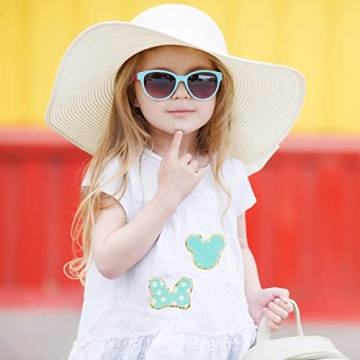 10 Cute Mouse and Bow Chenille Iron-On Patches